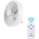 thumbnail image 1 of Ventilador para acampar con luces colgantes Ventilador de techo Ventilador de mano recargable de tamaño pequeño Suministros de refrigeración de verano para el hogar al aire libre - Blanco, 1 of 5