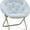 Light Blue, variant on Round Folding Faux Fur Saucer Chair,Moon Chair for Bedroom Living Room Dorm Garden Courtyard Foldable Metal Frame Oversized Large Comfy Furry Padded Soft Lazy Cozy Lounge Chair for Adults,Light Blue