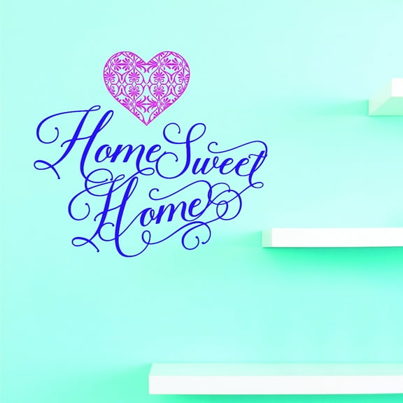 Do It Yourself Wall Decal Sticker Home Sweet Home Home Decor 20x40"