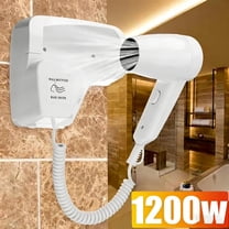 1200W Wall-Mounted Hair Dryer Hotel Negative Ion Blower Strong Wind Bathroom Toilet Homestay Hairdryer Household Drying Tools