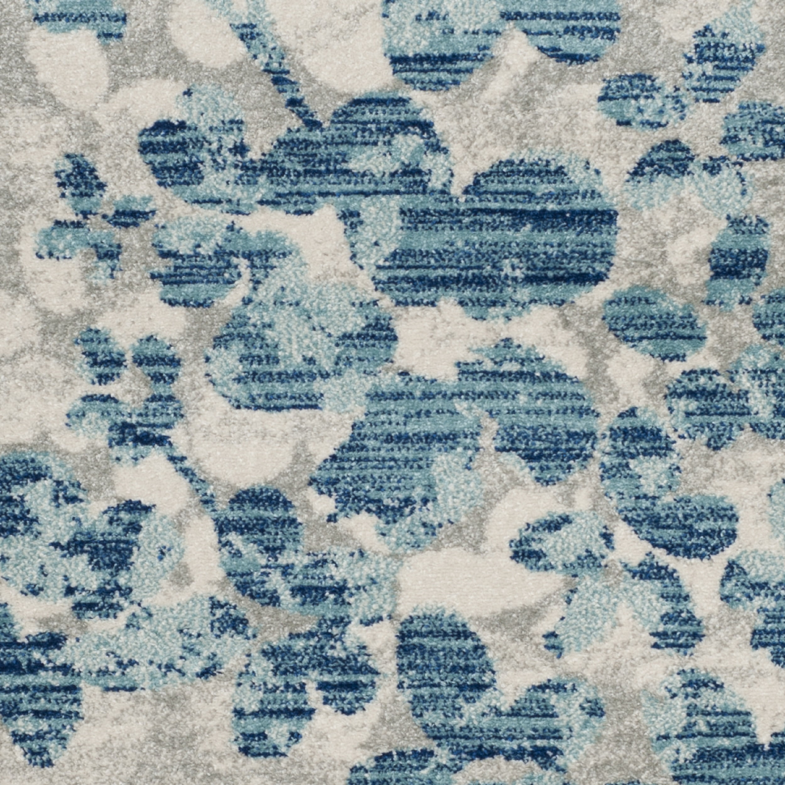 SAFAVIEH Evoke Pavel Floral Flowers Area Rug, Grey/Light Blue, 3' x 5'
