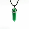 thumbnail image 4 of Natural Quartz Chakra Crystal Healing Point Cut Gemstone Pendant Reiki Necklace, 4 of 4