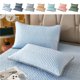 thumbnail image 1 of Funda de almohada Silk Cool Touch pack de 2 – Poliéster transpirable, verde menta/caqui/azul, 48×74cm, suave, absorbente de humedad, lavable a máquina, duradera, cama doble, 1 of 7