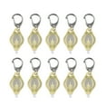 thumbnail image 1 of Graflsoa 10-Pack LED Keychain Flashlights with Push/Toggle Switch, 5mm White Light, CR2032 Battery, Multi-Color Shells (Yellow Included), 1 of 6