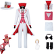 thumbnail image 2 of Hazbin Lucifer Morningstar, disfraz de Hotel, peluca, botas de caña, ropa de utilería de Anime, fiesta de Halloween, traje de diablo Hazubin, 2 of 2
