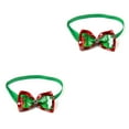 thumbnail image 1 of Methold Collares para mascotas Corbata para perro Multicolor Surtido Corbata para perrito pequeño Adorable Decoraciones navideñas trenzadas de moda Type2 NO2 Methold CBP383780, 1 of 5