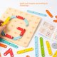 thumbnail image 1 of Juego de combinación de formas variadas, juguete de columna, rompecabezas de educación temprana para bebés, guardería, clase pequeña, clase media, bloques de construcción, 2 a 3 años, 6, 1 of 1