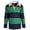 Green, variant on Sportoli Little Boys 100% Cotton Wide Striped Long Sleeve Polo Rugby Shirt - Burgundy (Size 2)
