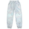 thumbnail image 1 of 1 pantalón largo de estilo hip hop callejero, brillante, para ocio, deportivo, para mujer, elegante, holgado, transpirable, para niña y mujer., 1 of 6