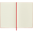 thumbnail image 4 of Moleskine Classic Notebook, Hard Cover, Large (5" x 8.25"), Ruled, Scarlet Red, 4 of 8