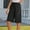 Black, variant on Bermuda Shorts for Women Summer Casual Loose Comfy Knee Length Drawstring Beach Shorts with Pockets Blue XL