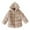 Beige, variant on Girls Fuzzy Fleece Thicken Warm Hooded Jacket Teen Synthetic Fur Patchwork Long Sleeved Zip Up Outwear Coats Fall Winter Comfy Thermal Outfits Clothing for 2-13 Years Kids