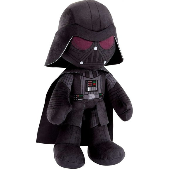 Mattel Star Wars Plush Talkers Soft Toys, 11 to 12-Inch Darth Vader Plush with 10 Sounds & Phrases, Collectible Soft Dolls