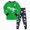 R121-Green, variant on NOLDARES Kids Boys Pajamas Dinosaur Long Sleeve 2 Piece Cotton Set Toddler Sleepwear Cute Print Soft Pjs for Boys,Red,3-4 Y