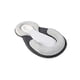 thumbnail image 1 of Baby head correction anti-eccentric head pillow, anti-overflow milk positioning pillow (gray), 1 of 4