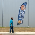 thumbnail image 2 of Vispronet Premium Happy Halloween Feather Flag, 13ft, Ground Stake, Pole Set, 2 of 7
