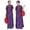 CL3, variant on African Women Clothing O-neck Cotton Robe Long Dresses Free Head Scarf Lady Maxi Size