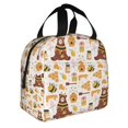 thumbnail image 2 of Disketp Cute Bee Honey Jar Hive Bear Bolsa Térmica para Almuerzo para Hombre y Mujer, Ideal para Trabajo, Senderismo y Picnic, 2 of 8
