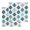 Blue, variant on Bohemia Kitchen Dish Towels for Drying Dishes Set of 2, Vintage Moroccan Geometric Pattern Blue Green Gray Waffle Weave Microfiber Hand Tea Bathroom Towels Quick Dry & Absorbent Towel 12x12