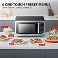 thumbnail image 4 of ML-EM45PIT(SS) Countertop Microwave Oven with Inverter Technology, Kitchen Essentials, Smart Sensor, Auto Defrost, 1.6 Cu.ft, 13.6" Removable Turntable, 33lb.&1250W, Stainless Steel, 4 of 5