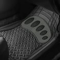 thumbnail image 4 of FH Group Trimmable ClimaProof Rubber Floor Mats With Footprint Design Black – Full Set, 4 of 7