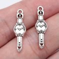 thumbnail image 2 of HOOUN Multicolor 360 Pcs Tibet Silver Watch Charms Pendants 24X7MM Diy Crafts B15451-Tibet Silver-360 PCS, 2 of 6