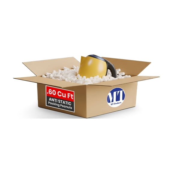 MT Products Off-White Packing Peanuts - Bulk Shipping Peanuts for Fragile Times