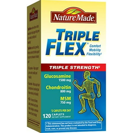 Nature Made TripleFlex Triple Strength Value Size, 120 (Best Supplements For Strength And Size)