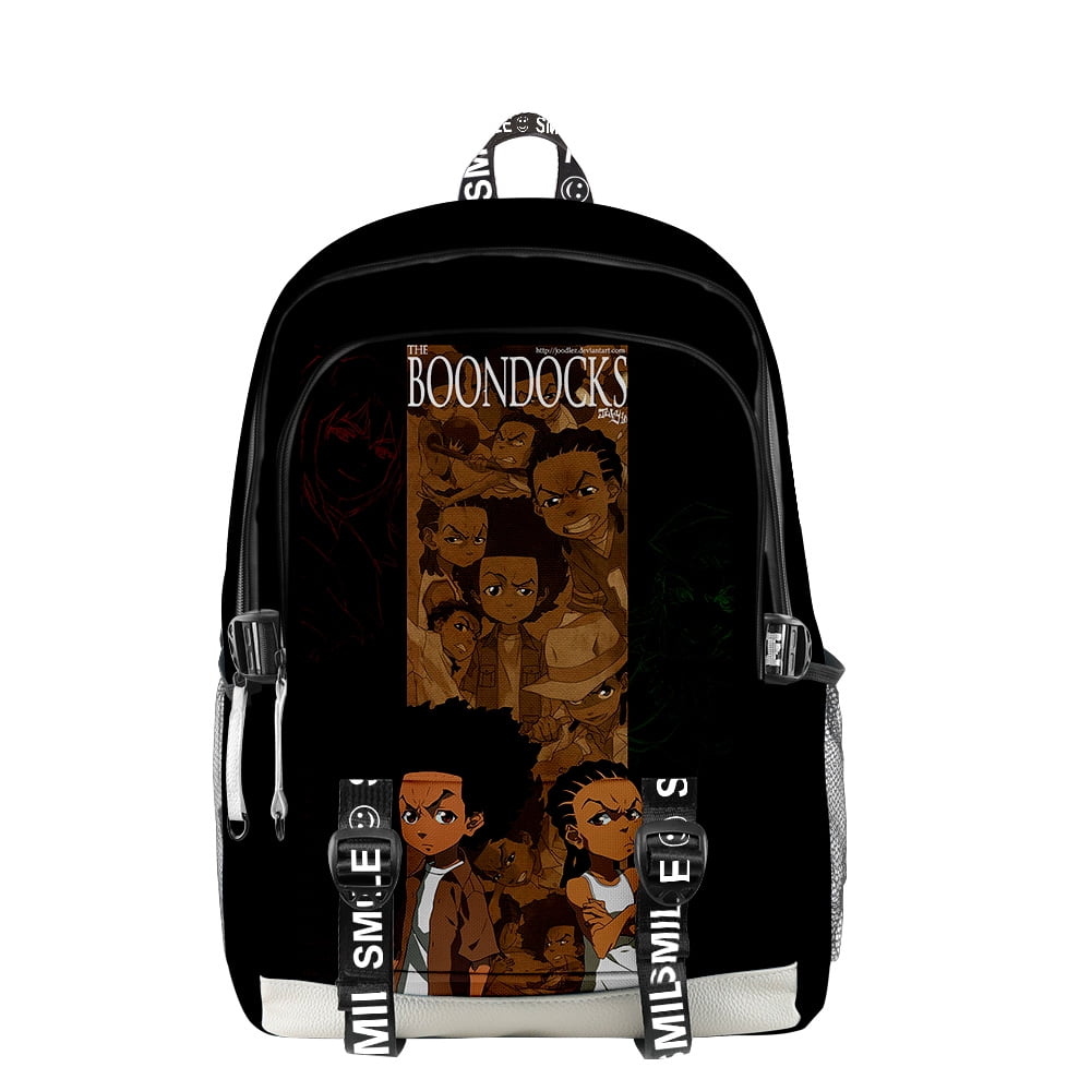 The Boondocks Travel Backpack Hiphop Daypack Student Book Bag Cosplay