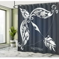 thumbnail image 5 of Ambesonne Planetary Shower Curtain, Planetary Impacts Nature, 69"Wx84"L, Grey and Blue, 5 of 5
