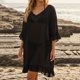 thumbnail image 5 of Neewe Women's Swimsuit Coverup Short Sleeve Bathing Suit Cover Up V Neck Beach Cover Up Dress Vacation Outfits 2026, 5 of 8