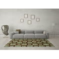 thumbnail image 3 of Ahgly Company Indoor Rectangle Abstract Light Blue Modern Area Rugs, 8' x 10', 3 of 4