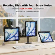 Case for iPad Air 13 inch M4 2026 M3 2025 M2 2024, iPad Pro 12.9 inch 6th 5th 4th 3rd Gen Shockproof Cover with Stand & Pencil Holder & VESA Mounting Holes 75mm * 75mm