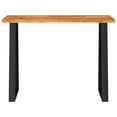 thumbnail image 6 of vidaXL Industrial Live Edge Accent Solid Acacia Wood Console Table, Brown, 6 of 21