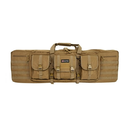 GPS Double Rifle Case Flat Dark Earth 600D Polyester 42 L X 1 DRC42-FDE