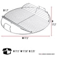 thumbnail image 5 of Weber 7433 Grille de Cuisson à Charnières, 5 of 5