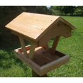 thumbnail image 1 of Bird Houses by Mark Cardinal Fly Thru Cedar Feeder, 1 of 4