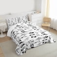 thumbnail image 3 of Homewish Cartoon Plane 2pcs Bedding Comforter Set for Kids Children Boys,Car Theme Twin Comforter Sets,Transportation Theme Breathable Bedding Set,Ultra Soft Home Decor, 3 of 8