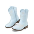 thumbnail image 5 of DREAM PAIRS Girls' Cowboy Boots, Mid Calf Western Cowgirl Boots with Floral Embroidery for Toddler, Little & Big Kids, 5 of 6