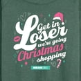 thumbnail image 3 of Mean Girls - Get In Loser Women's Lightweight French Terry Wide Neck Long Sleeve Graphic Shirt, 3 of 5