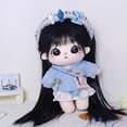 thumbnail image 3 of Niannyyhouse Muñeca de Felpa de 20 cm, Pelo Largo, niña, Cuerpo Relleno Humanoide, sin Atributo, Cuerpo Normal de 8", Ropa portátil, Regalos de Vestir (A-42-sin Esqueleto), 3 of 5