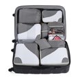 thumbnail image 4 of OlarHike 8 Set Packing Cubes for Travel, Sturdy Suitcase Organizer in 4 Sizes (Extra Large, Large, Medium, Small), OlarHike Luggage Cubes with Toiletry Bag, Essentials Cruise Ship Gifts for Men（Grey）, 4 of 9
