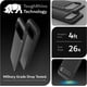 thumbnail image 3 of TUDIA Funda MergeGrip para Google Pixel 9 Pro XL, Resistente y a Prueba de Caídas, Color Negro Mate, 3 of 7