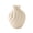 C, variant on Cream Style Ceramic Vase Spiral Wave Pattern Flower Vase Decor for Living Room Entryway