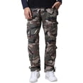 thumbnail image 1 of Pantalones Cargo Match para Hombre en Algodón Camuflaje Gris Salvaje, 1 of 6