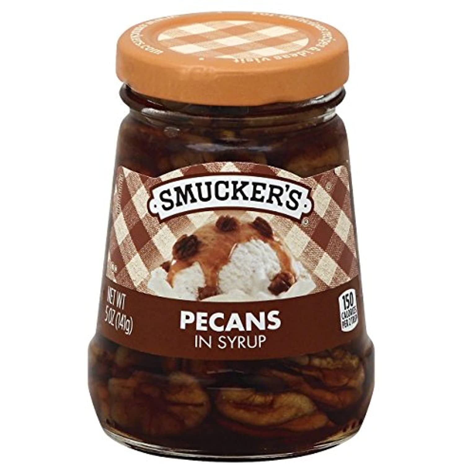 Smuckers Pecans In Syrup Topping, 5 Oz