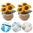 thumbnail image 3 of Lotpreco Diy Flower Potted Crochet Kit Cute Plants Hand-knitted Tool for Kid (Sunflower), 3 of 9