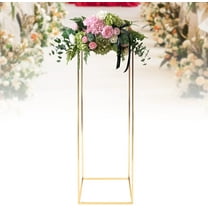 Miumaeov 100cm Metal Flower Stand Acrylic Top Display Pedestal For Wedding Party Decor