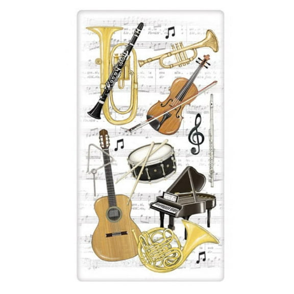 Flour Sack Kitchen Dish Towel Orchestra Mary Lake - Thompson