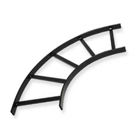 - Icc Ladder Rack, Runway, 90? Flat Turn - Cable Ladder - Black - 1 Pack (iccmslft90)